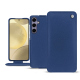 Housse cuir Samsung Galaxy S24+ - Bleu frisson ( Pantone #29588c ) 