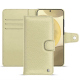 Funda de piel para cartera Samsung Galaxy S24+ - Ivoire ( Pantone #d6d6c6 ) 