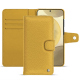 Funda de piel para cartera Samsung Galaxy S24+ - Mimosa ( Pantone #b39437 ) 