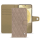Funda de piel para cartera Samsung Galaxy S24+ - Taupe vintage - Couture ( Pantone #591d16 ) 