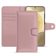 Funda de piel para cartera Samsung Galaxy S24+ - Rose PU ( Pantone #efbae1 ) 