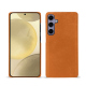 Custodia in pelle Samsung Galaxy S24+ - Mandarine vintage ( Pantone #d47231 ) 