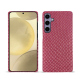 Funda de piel Samsung Galaxy S24+ - Serpent ciclamino ( Pantone #9E4C6E ) 