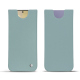 Funda de piel Samsung Galaxy S24+ - Bleu ciel ( Nappa - Pantone #abcae9 ) 
