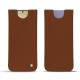 Samsung Galaxy S24+ leather pouch - Marron ( Nappa - Pantone #8B4720 ) 