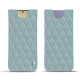 Custodia in pelle Samsung Galaxy S24+ - Bleu ciel - Couture ( Nappa - Pantone #abcae9 ) 