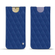 Custodia in pelle Samsung Galaxy S24+ - Bleu océan - Couture ( Nappa - Pantone #15458a) 