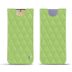 Capa em pele Samsung Galaxy S24+ - Vert olive - Couture ( Nappa - Pantone #a7c58e ) 