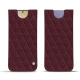 Custodia in pelle Samsung Galaxy S24+ - Lie de vin - Couture ( Pantone #412234 ) 