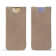 Funda de piel Samsung Galaxy S24+ - Taupe vintage ( Pantone #bda790 ) 