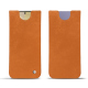 Pochette cuir Samsung Galaxy S24+ - Mandarine vintage ( Pantone #d47231 ) 