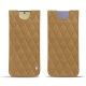 Funda de piel Samsung Galaxy S24+ - Sable vintage - Couture ( Pantone #9b7340 ) 