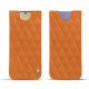 가죽 커버 Samsung Galaxy S24+ - Mandarine vintage - Couture ( Pantone #d47231 ) 