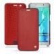 Capa em pele Samsung Galaxy S6 Edge Plus - Cerise vintage ( Pantone 185C ) 