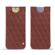 Funda de piel Samsung Galaxy S24+ - Passion vintage - Couture ( Pantone #591d16 ) 