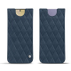 Custodia in pelle Samsung Galaxy S24+ - Jean vintage - Couture ( Pantone #2f414f  ) 
