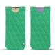 Funda de piel Samsung Galaxy S24+ - Menthe vintage - Couture ( Pantone #37b375 ) 