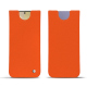 Samsung Galaxy S24+ leather pouch - Orange fluo ( Pantone #ff5406 ) 