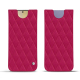 Funda de piel Samsung Galaxy S24+ - Rose fluo - Couture ( Pantone #ff16b4 ) 