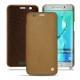 Samsung Galaxy S6 Edge Plus leather case - Sable vintage ( Roughtcut - Gaucho#57254 ) 