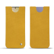 Lederschutzhülle Samsung Galaxy S24+ - Jaune soulèu ( Pantone #F3B934 )