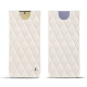 Funda de piel Samsung Galaxy S24+ - Blanc escumo - Couture ( Pantone #D6D6D1 )