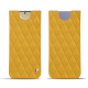 Funda de piel Samsung Galaxy S24+ - Jaune soulèu - Couture ( Pantone #F3B934 )