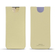 Samsung Galaxy S24+ leather pouch - Beige PU ( Pantone #ceb888 ) 