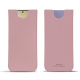 가죽 커버 Samsung Galaxy S24+ - Rose PU ( Pantone #efbae1 ) 