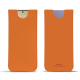 Capa em pele Samsung Galaxy S24+ - Orange PU ( Pantone #ff9351 )