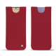 가죽 커버 Samsung Galaxy S24+ - Rouge passion ( Pantone #a6192e ) 
