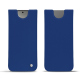 Samsung Galaxy S24 leather pouch - Bleu océan ( Nappa - Pantone #15458a) 