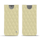 Custodia in pelle Samsung Galaxy S24 - Beige - Couture ( Nappa - Pantone #ceb888 ) 