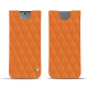 Custodia in pelle Samsung Galaxy S24 - Orange - Couture ( Nappa - Pantone #ff9351 ) 