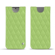Funda de piel Samsung Galaxy S24 - Vert olive - Couture ( Nappa - Pantone #a7c58e ) 