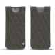 硬质真皮保护套 Samsung Galaxy S24 - Anthracite - Couture ( Pantone #41403c ) 