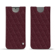 Custodia in pelle Samsung Galaxy S24 - Lie de vin - Couture ( Pantone #412234 ) 