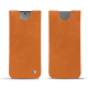 レザーケース Samsung Galaxy S24 - Mandarine vintage ( Pantone #d47231 ) 
