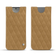 Funda de piel Samsung Galaxy S24 - Sable vintage - Couture ( Pantone #9b7340 ) 