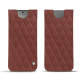 Custodia in pelle Samsung Galaxy S24 - Passion vintage - Couture ( Pantone #591d16 ) 