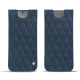 Funda de piel Samsung Galaxy S24 - Jean vintage - Couture ( Pantone #2f414f  ) 