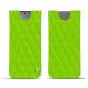 レザーケース Samsung Galaxy S24 - Vert fluo - Couture ( Pantone #00ab5f ) 