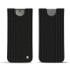 Funda de piel Samsung Galaxy S24 - Abaca nero ( Noir / Black) 