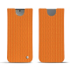 Samsung Galaxy S24 leather pouch - Abaca arancio ( Pantone #d77540 )