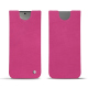 Pochette cuir Samsung Galaxy S24 - Rose BB ( Pantone #DB599F )