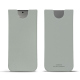 Samsung Galaxy S24 leather pouch - Gris PU ( Pantone #c1c6c8 ) 
