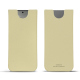 Funda de piel Samsung Galaxy S24 - Beige PU ( Pantone #ceb888 ) 