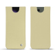 Lederschutzhülle Samsung Galaxy S24 Ultra - Beige ( Nappa - Pantone #ceb888 ) 