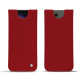 Samsung Galaxy S24 Ultra leather pouch - Rouge ( Nappa - Pantone #d50032 ) 