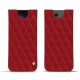 Samsung Galaxy S24 Ultra leather pouch - Rouge - Couture ( Nappa - Pantone #d50032 ) 